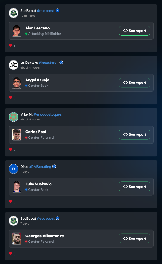 bescoutr's tweet photo. We are starting to see the first reports created directly on the platform. 🔥

Create your account on https://t.co/dQ1KM3ut3M for free and be part of this open beta! https://t.co/aMkogVArMG