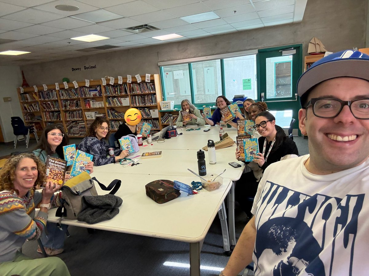 We have started our book club at Market Lane! <a href="/marketlaneps1/">@marketlaneps</a> Thanks to the teachers joining me on this journey of learning &amp; to our students &amp; families for doing the “Let’s Grow” challenge! Grateful to author Jonathan Haidt <a href="/JonHaidt/">Jonathan Haidt</a> for both books! Our kids are reading 📕too 😊