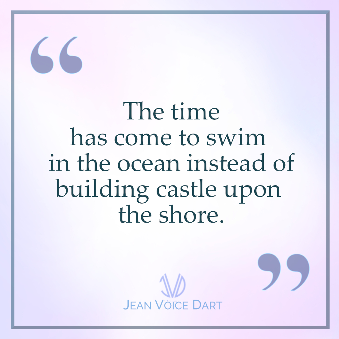 JeanVoiceDart's tweet image. 👋Good day, creative friends. You are a courageous, creative conqueror. You are ready to dive into the water and swim in the limitless ocean of your greatness. I applaud and appreciate you. 💖✨💪 #creative #courage #limitless #greatness #quotes