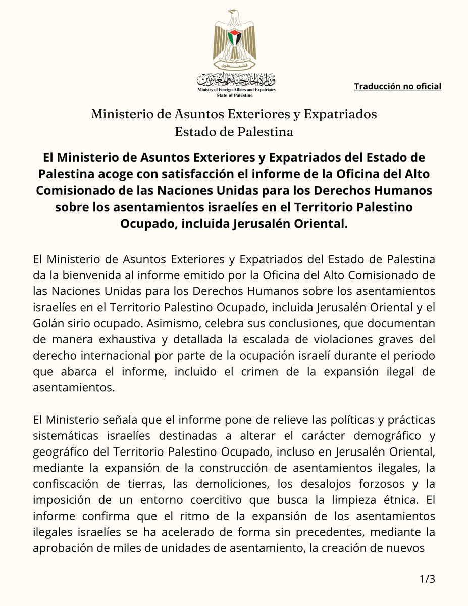 Embajada del Estado de Palestina en México tweet media