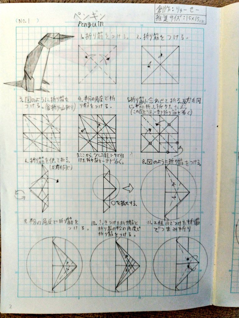 折り紙大好き中学生りゅーせー tweet media