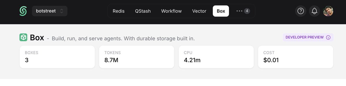 Been using upstash box for days. Price kept showing $0 and I thought it ...
