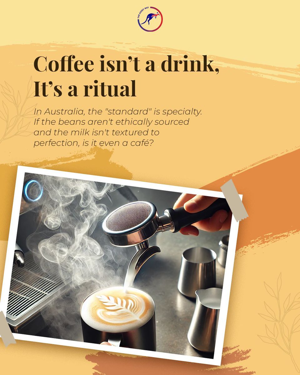 the_aussie_way's tweet image. ☕🌏 #BeyondTheBrew, there’s a whole world of flavour waiting to be explored.
From Melbourne’s iconic laneways to hidden coastal café gems,  #AustralianCoffee cities offer more than just a great #flatwhite. 🇦🇺✨

📖 Read more: buff.ly/ztTneds 

 #CoffeeLovers  #CafeLife