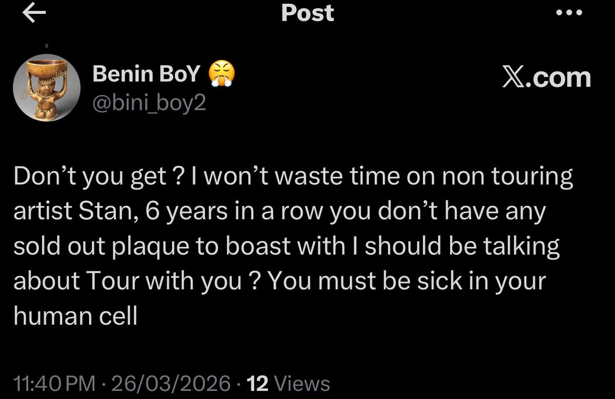 Benin BoY 😤 tweet media