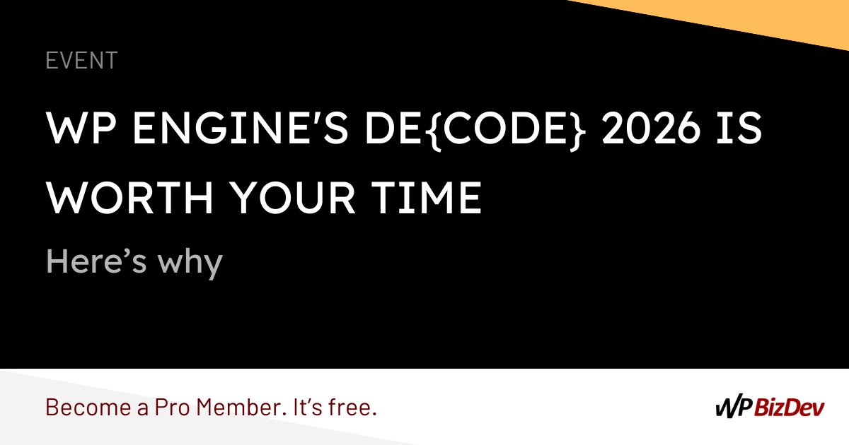 WP BizDev tweet media