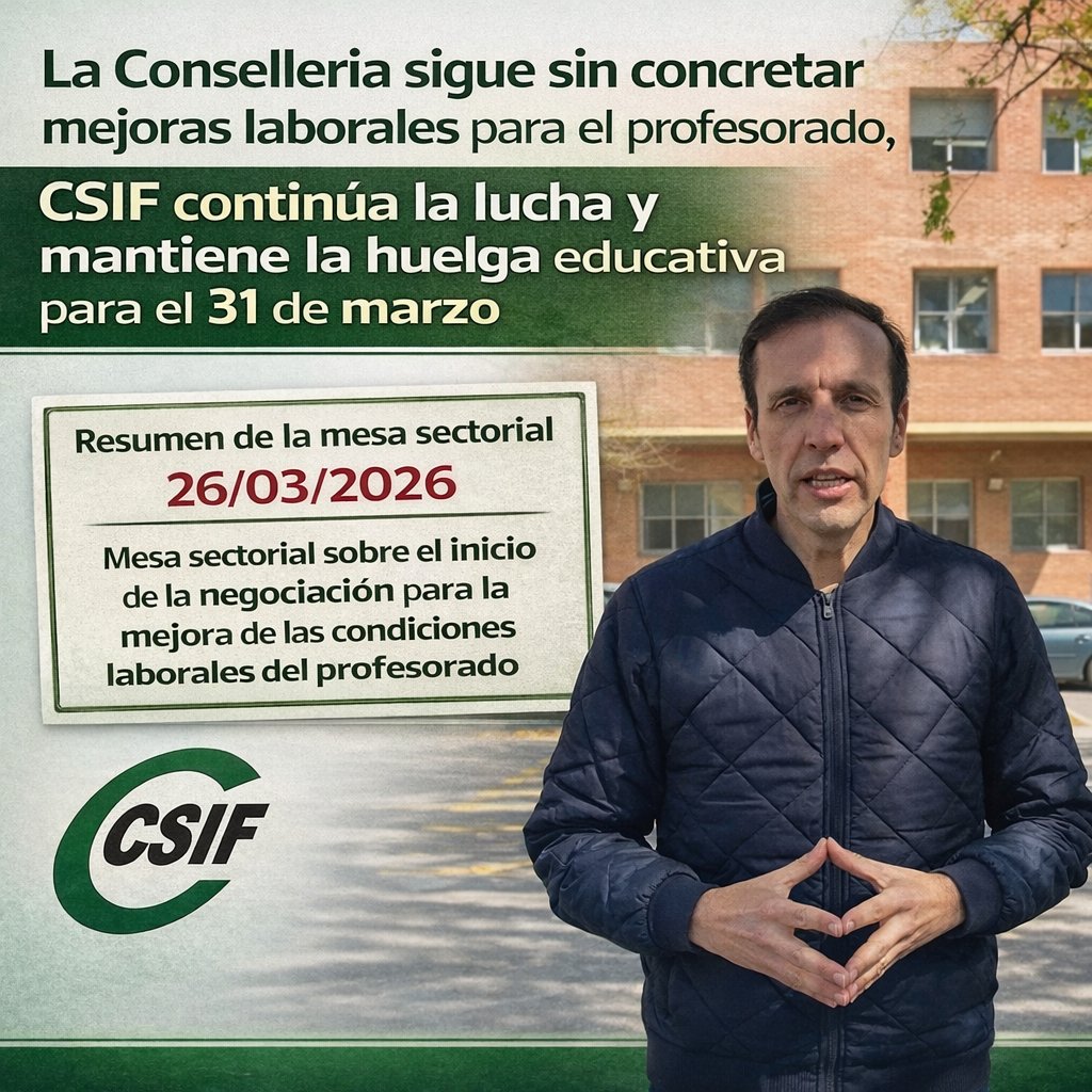 CSIF Educación CV tweet media
