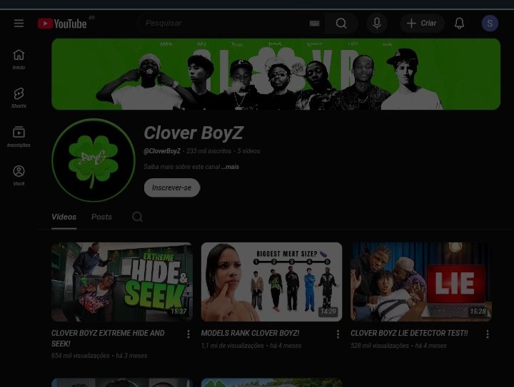 The Clover Boys' channel still has a picture of MC Tota, could it be clickbait?