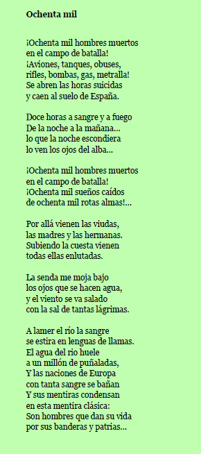 Nefelopode's tweet photo. #PalabrasContraLaGuerra
"Ochenta mil", Julia de Burgos
🎶Niño de Elche + Pedro Mariné ▶️https://t.co/a3BgQCy4iB @salaclamores https://t.co/Q5YwzOHleE