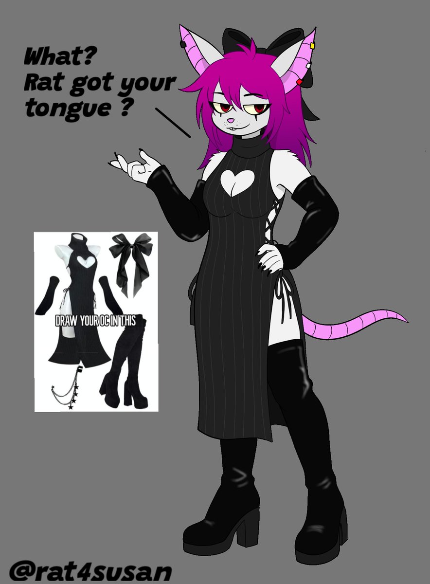A femme fatale rat. She can do whatever you desire... but it comes with a price you'll never see coming.