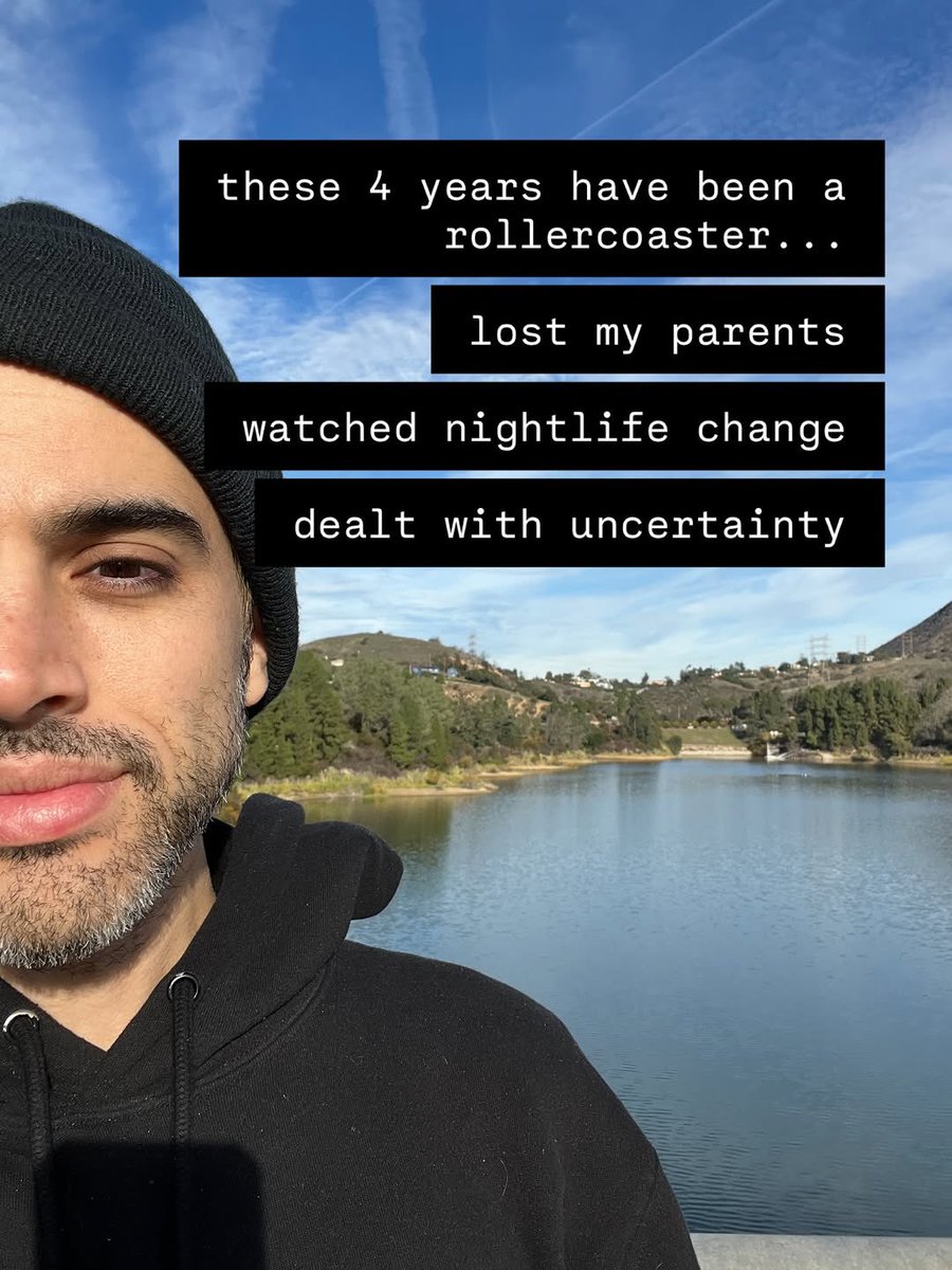 DJCJofficial's tweet photo. hese past 4 years have been a rollercoaster...

losing my parents, watching nightlife change, dealing with uncertainty

but my relationship with music got so much deeper. i’m showing up 110% every time I perform. there is nothing in between me and the crowd

2/3 https://t.co/EZhDFgH3q9
