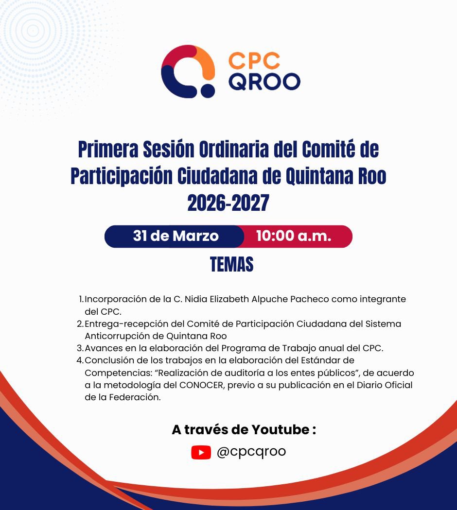 Comité de Participación Ciudadana Quintana Roo tweet media