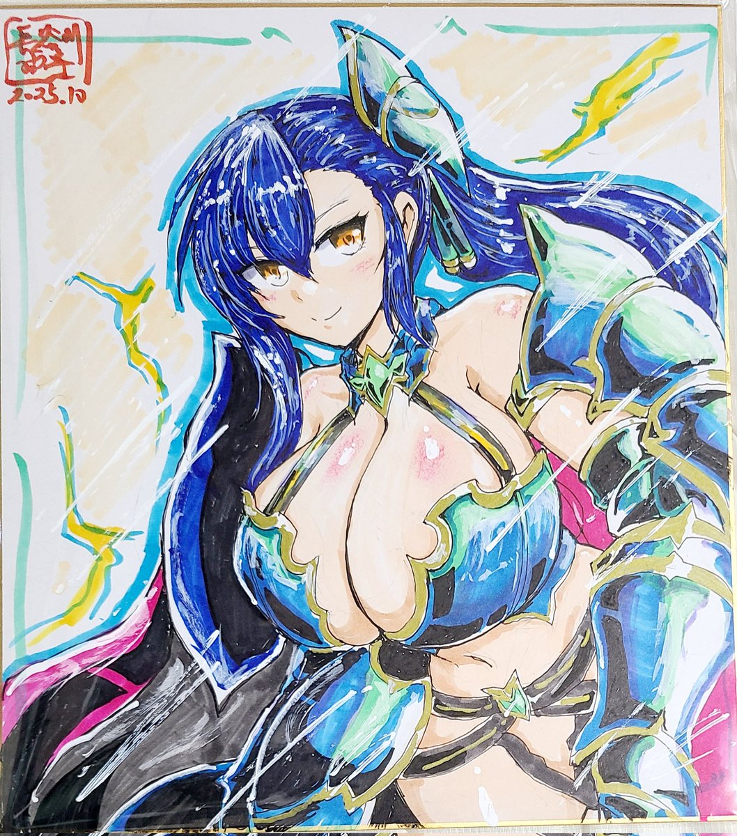 #割るのです王子
当日 4/18 取りに来られる方向けですが。 
カラー 5000 
モノクロ 2000
くらいで 色紙受け付けてみます。

こぴかさんのサークルスペースでお渡しする感じで。 