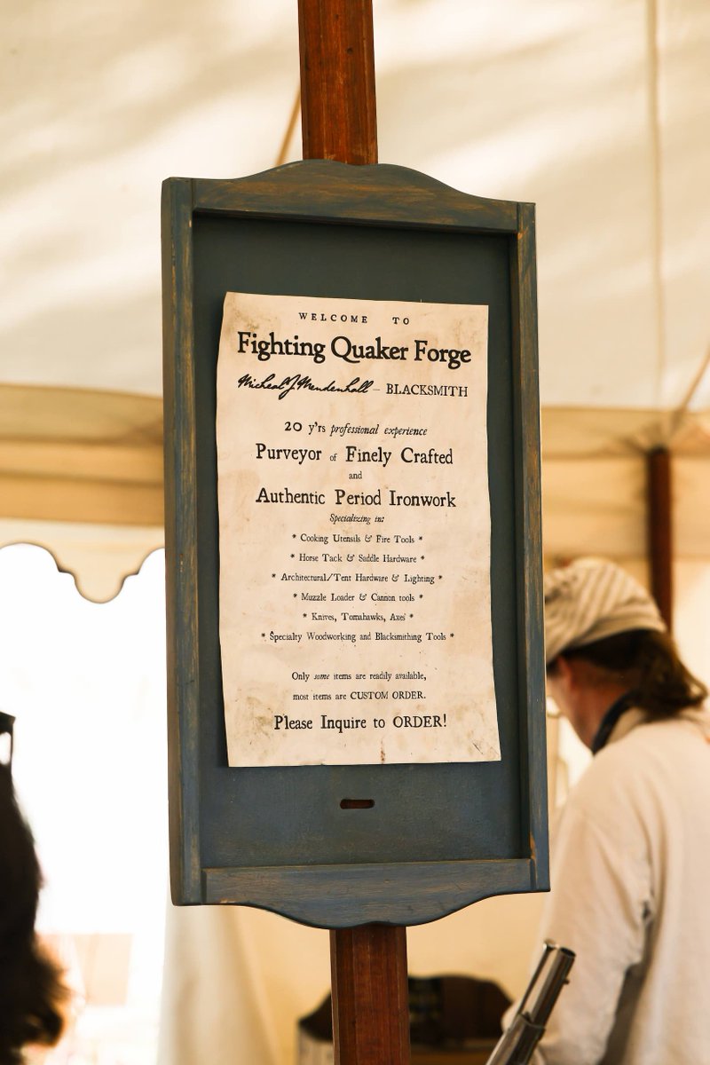 colonailfest's tweet photo. We want to give a shout out to the amazing folks that work at the Fighting Quaker Forge! Smiths were commonly known as the king of the trades in their day! Come see our master smith at work this 4th of July weekend
#blacksmith #colonialamerica #UCHF26 #Utahcolonialhistoryfestival https://t.co/23ZSQl39Xb