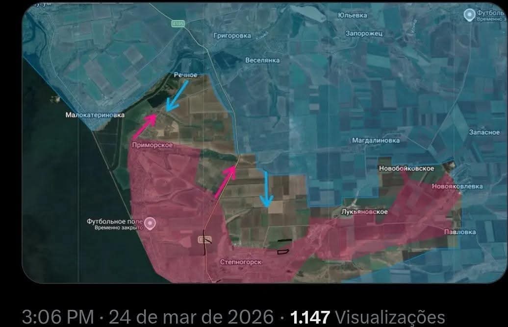 ❗❗❗Ukrainian warriors successfully counterattacking orcs to the south from Zaporizhzhia.