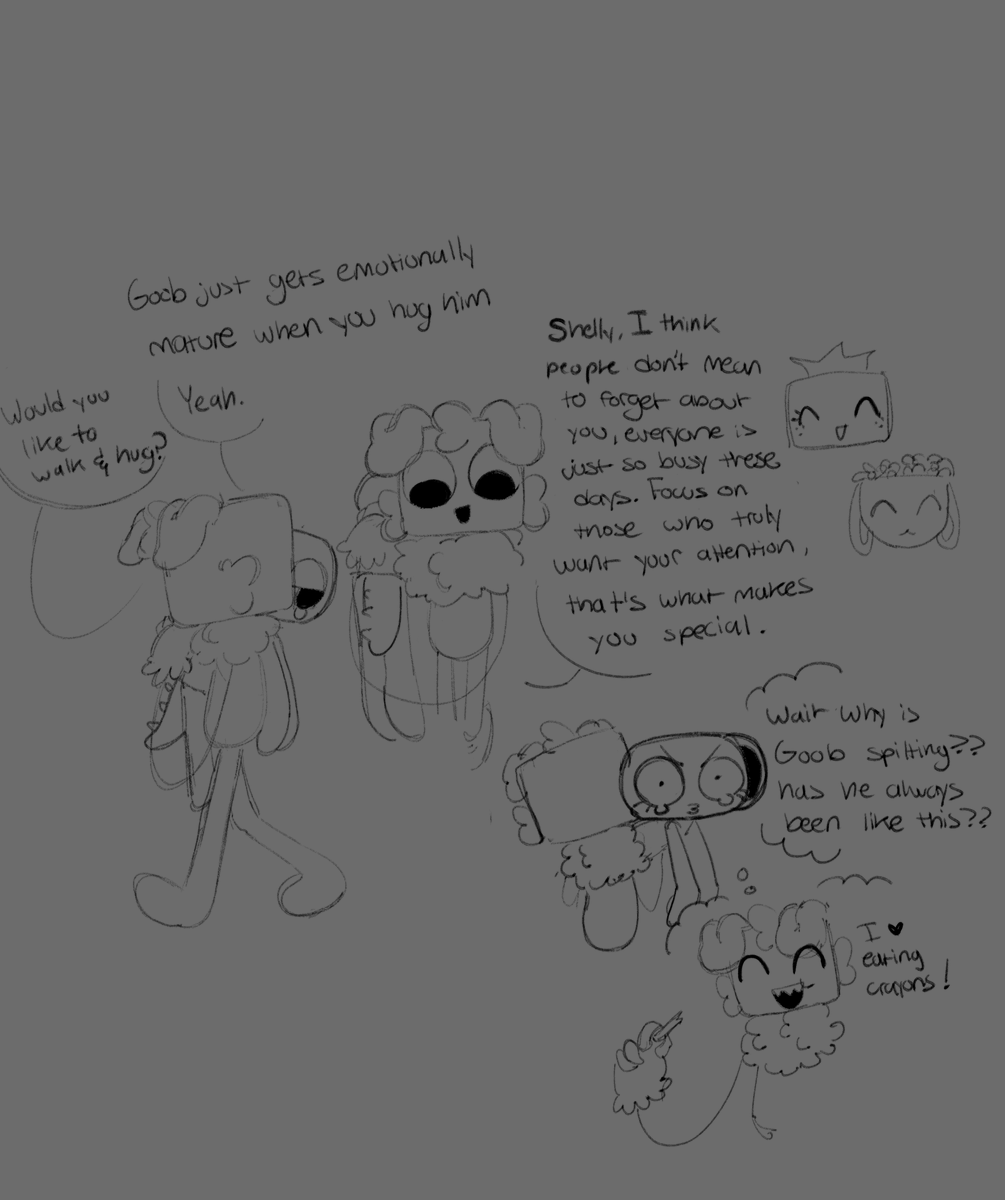 MutedTaken's tweet photo. Goob headcanon
#dandysworldfanart https://t.co/q9yiVTeAU8