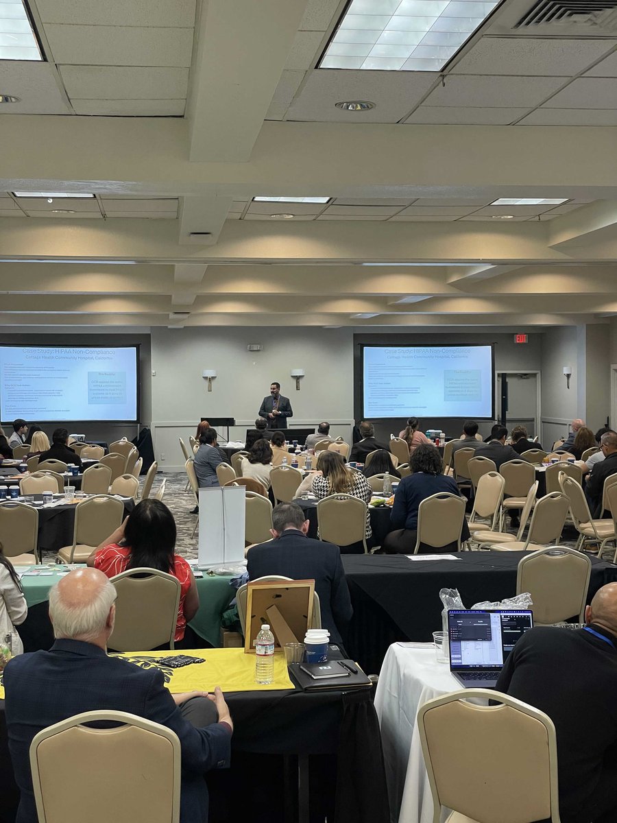 Thank you Ezequiel Sandoval for your session on the HIPAA Security Rule 👏 

#CSRHA2026 #CARURALHEALTH

 Please share your takeaways in the comments.