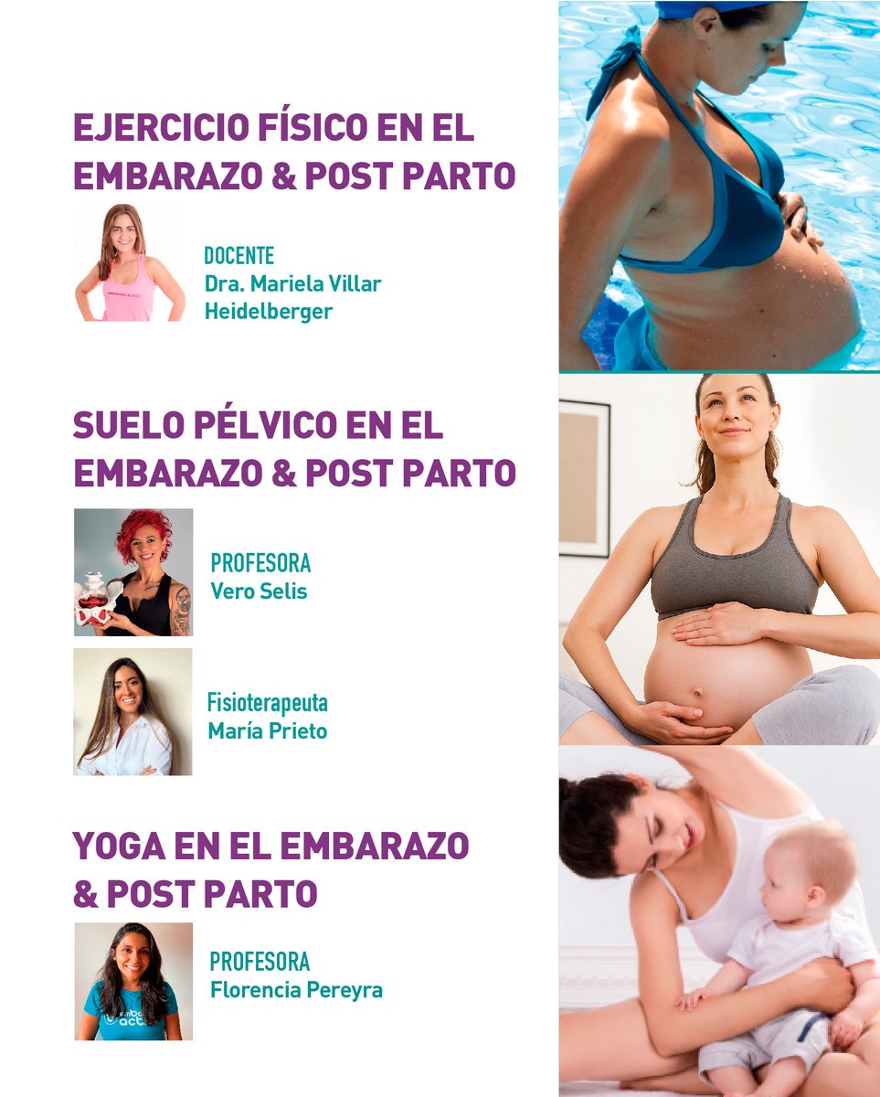 EMBARAZOACTIVO's tweet image. Formaciones Profesionales en el #Embarazo y #PostParto desde cualquier parte del mundo!

🎖️Aval Internacional  ACSM - AFAA - NASM

◾️La haces a tu ritmo, #ondemand 24/7
◾️Teórico - Práctico
◾️Consultas en foros
◾️Acceso x 12 meses al material
◾️Certificado de aprobación