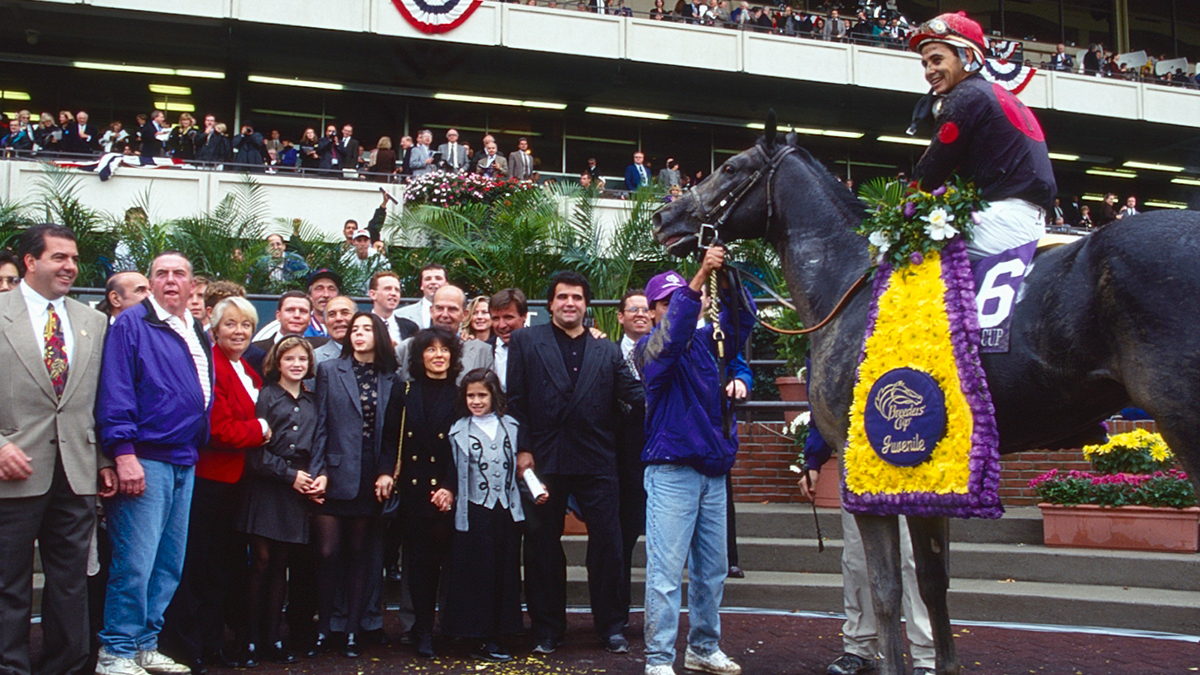 1995 #BreedersCup Juvenile winner Unbridled’s Song got his first win of his 3YO campaign in the 1996 Florida Derby. 🌴

His sire, Unbridled, won the Florida Derby before he went on to win the 1990 #BreedersCup Classic.