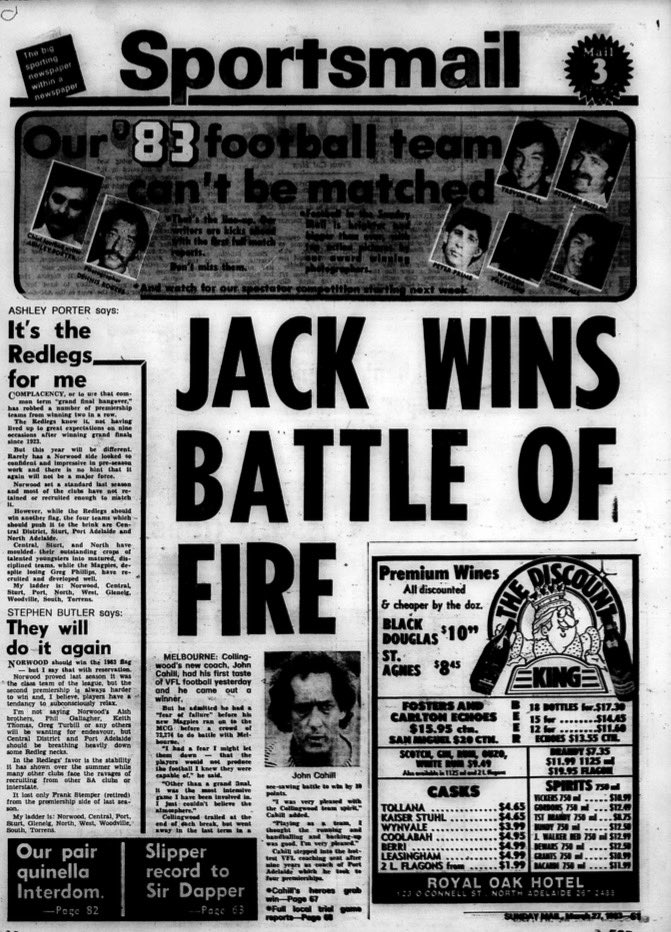 SANFL 1983 season (after ‘75-82) on 43-year delay tweet media