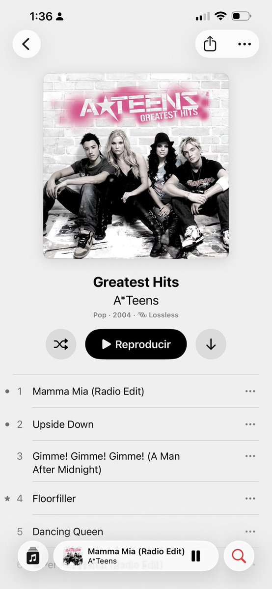 Si ya actualizaste a la nueva versión del iOS en tu iPhone 📱 ahora la aplicación nativa de Música 🎵 se ve así 🤩🤗

Dale stream a “Iconic” here: ateens.lnk.to/iconic

#ateens #applemusic #iphone #ios26 #iconic