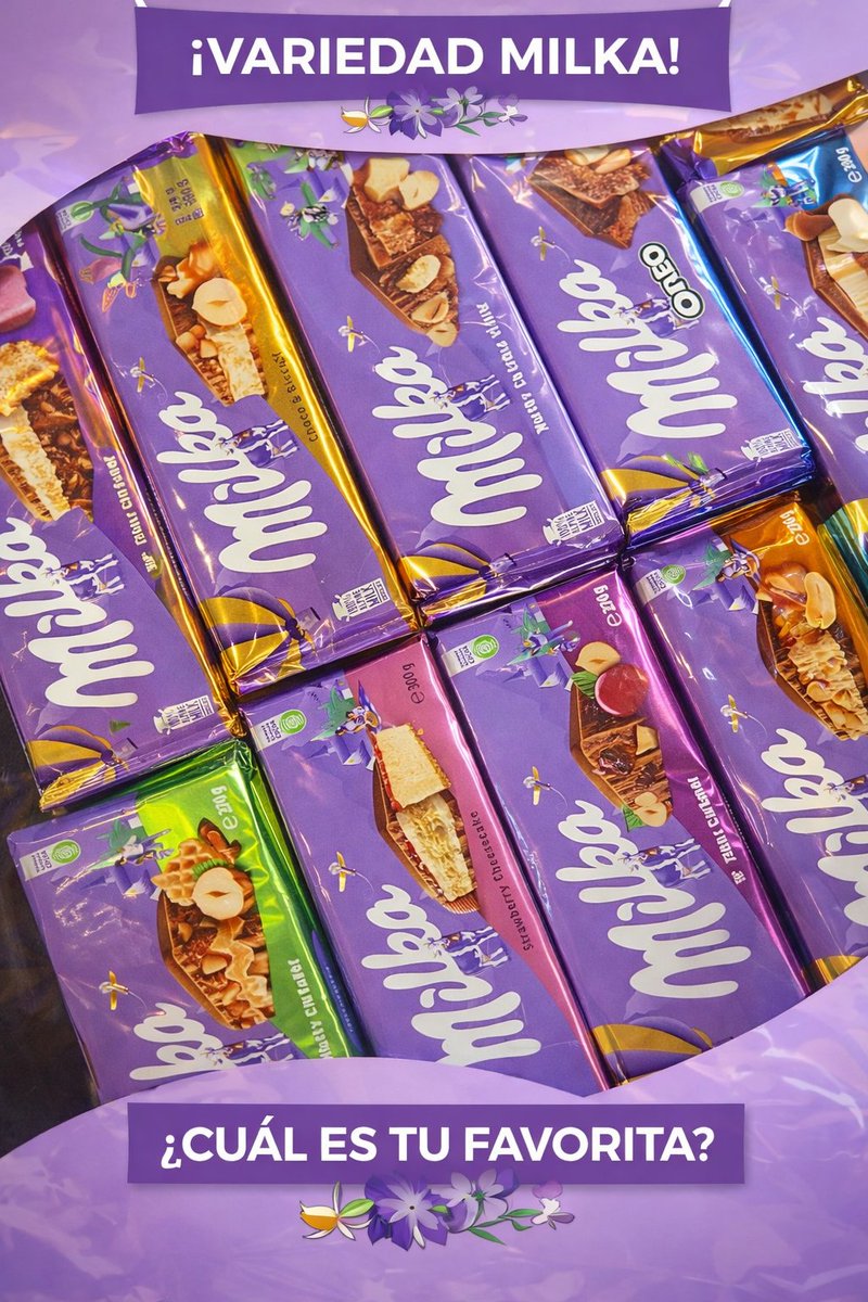 ZebraFreeShop's tweet photo. Páscoa mais doce começa aqui 🍫💜

Uma seleção incrível de chocolates Milka para tornar seus momentos ainda mais especiais 🐰✨
Perfeitos para presentear, compartilhar ou simplesmente se dar um mimo nesta Páscoa!
Qual é o seu favorito? 😍 https://t.co/s0eV5omgZc