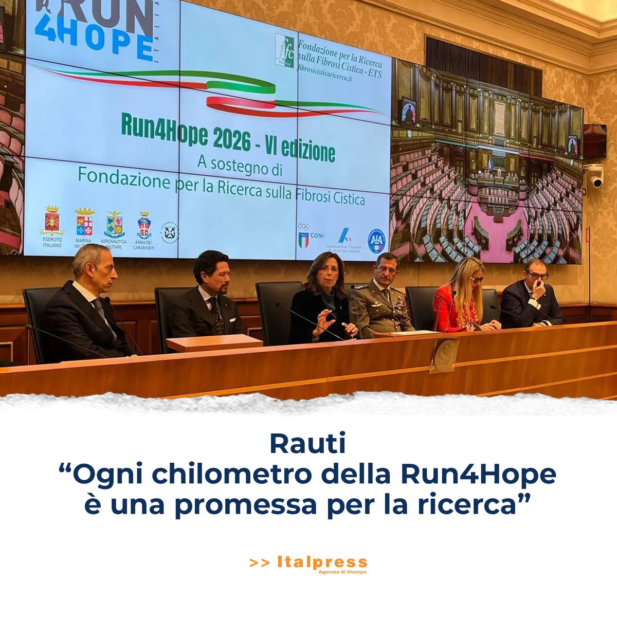 isabellarauti's tweet image. Rauti "Ogni chilometro della Run4Hope è una promessa per la ricerca" - @Italpress  
⬇️
italpress.com/rauti-ogni-chi…

#fidal #stefamei #aia #anci #aics #asi #csi #fiasp #assocalciatori #run4hope #fibrosicistica #forzearmate #staffetta
@MinisteroDifesa @GuidoCrosetto @SM_Difesa