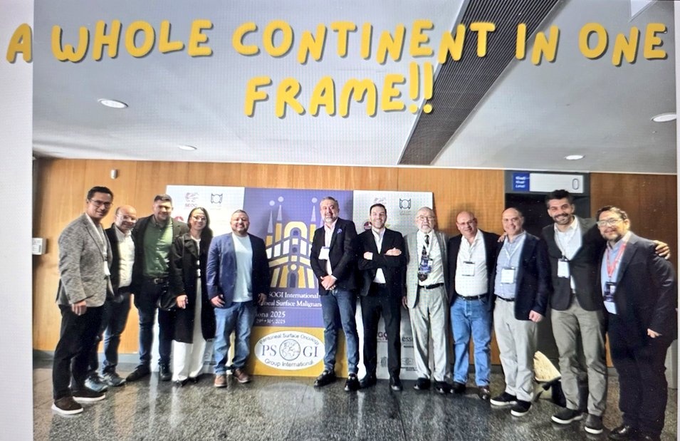 DrFloresAyala's tweet photo. #TBT    #PsogiBarcelona
@PSOGI_EC 

Parte del grupo Latinoamericano durante el Congreso Mundial para el Abordaje y Manejo de las Neoplasias Peritoneales .

#TodosVsElCáncer https://t.co/buEwh0Z63Z