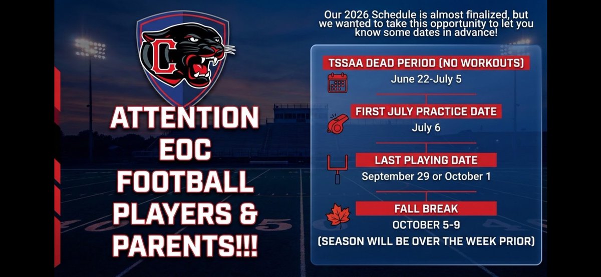 Info for players and parents!!!