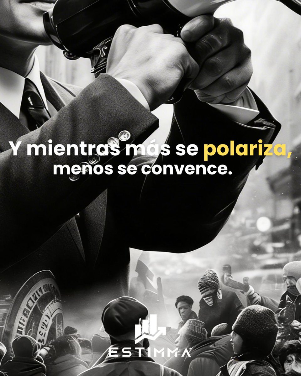 EstimmaMx's tweet photo. La gente no odia la política. Más bien, está cansada de cómo se comunica. 

Síguenos en nuestro canal 📱 de WhatsApp: https://t.co/2aXf9vxQVA
•
•
#Estimma #encuestas #comunicaciónpolítica #marketingpolítico https://t.co/Gg6qUpbw6s