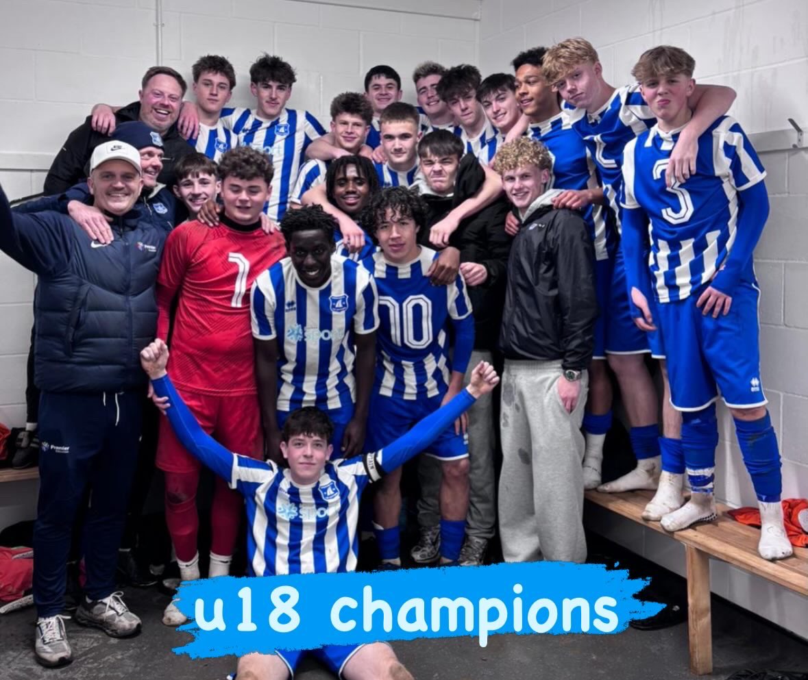 Tonight saw us wrap the title up with 2 games to go.

A convincing 0-7 victory away to Alysham FC.

Could not be prouder of every single lad in the squad.

Back where the young yachtsman ⛵️should be 💙⚽️🤍 <a href="/The_Yachtsmen/">Wroxham FC</a>