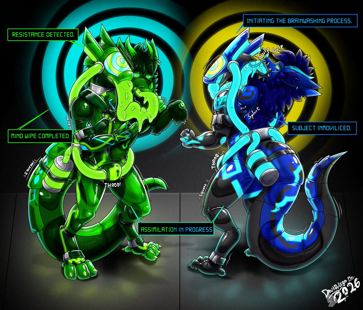 DYlego14907's tweet photo. Woops, Once the Synth's get a new target~ They wont stop till successfully convert and force them to suit themselves~

Commission for Desmond and AlexMito https://t.co/svStOb4R5F