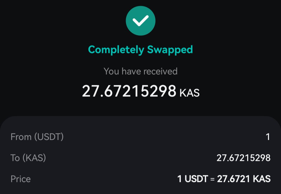 Sk21451's tweet photo. Day#752 of Buying 1$ worth of $kas per day until #kaspacurrency reaches 1$
#Day752 #Kaspa #Kas $kas https://t.co/RNCNIh1Fhr