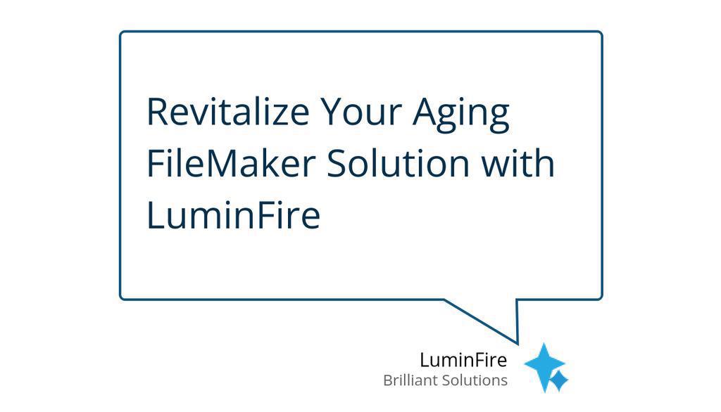 timcimbura's tweet image. If your business is struggling with an aging FileMaker system, now is the perfect time to evaluate your options.

Read more 👉 luminfire.com/2025/03/08/rev…

#Claris #CustomSoftware #TechnicalDebt