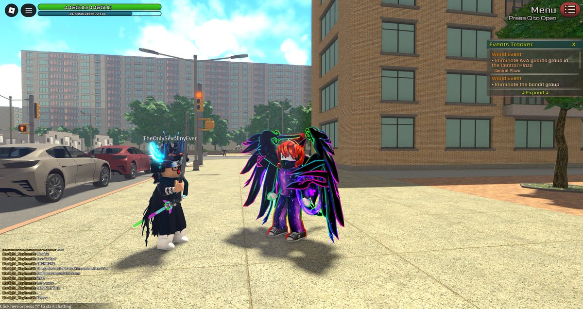StarHopeLight19's tweet photo. I found this epik underrated open world rpg game on roblox and it's awesome i also told Sev about it and he liked it yall should try playing it and it just got revamped aswell and some cool mechanics on the game :D (Some pics of us playing it together) https://t.co/udodILELTQ