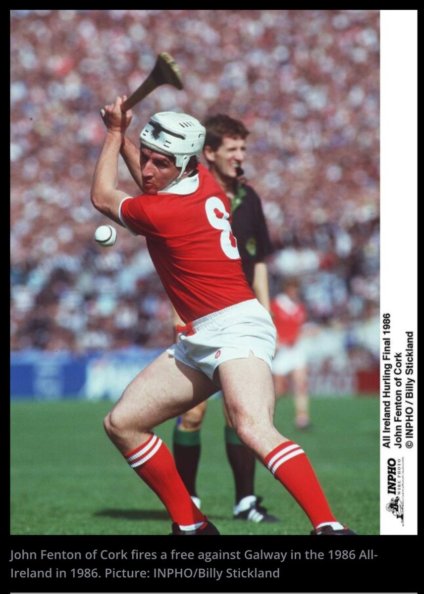 HurlingHistory's tweet photo. Just got to see him live in the latter stages of his career but was lucky enough to have been in Thurles for his wonder goal in 1987, no one in the stand knew what had happened until the umpire waved the green flag. Wonderful player #corkhurlinghistory #midletongaa ⬜️⬛️ https://t.co/bFiTeBgC8W