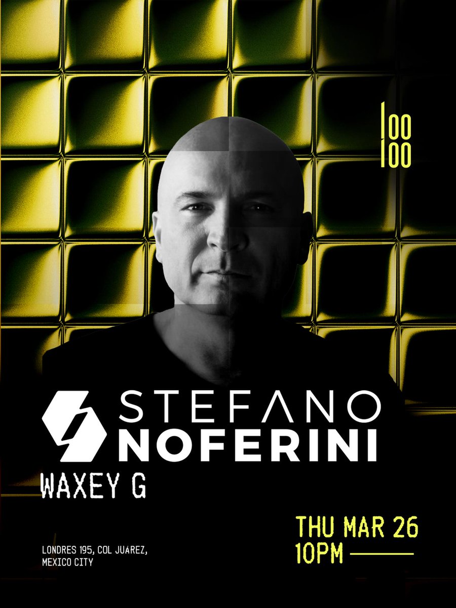 NochesElectroMx's tweet image. HOY STEFANO NOFERINI en LOO LOO⚡️

Jueves 26.Marzo.2026 #CDMX 🇲🇽
Boletos y Mesas VIP 🎟️ #PrecioEspecial 
🔗▶️ linktr.ee/nocheselectron…

#WeAreLooloo