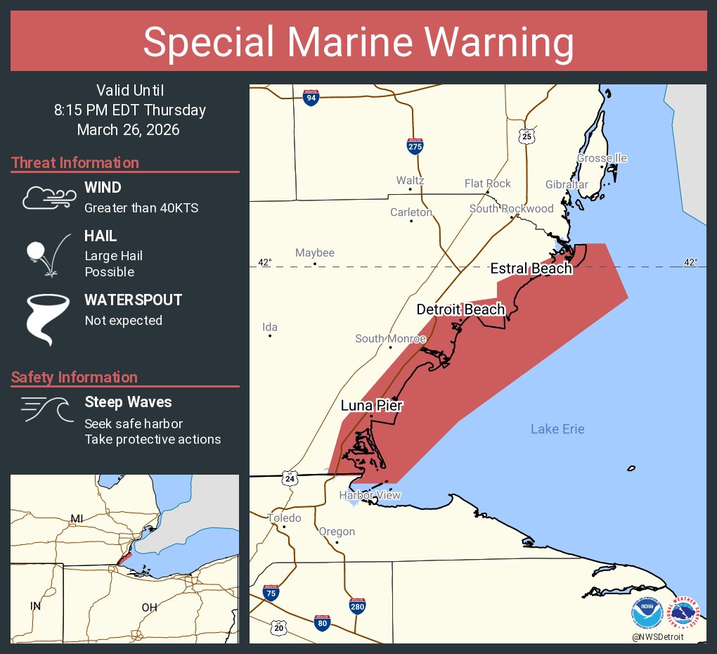 NWS Detroit tweet media