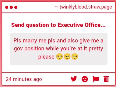 Chancellor Twinkly Bloodhooves tweet media