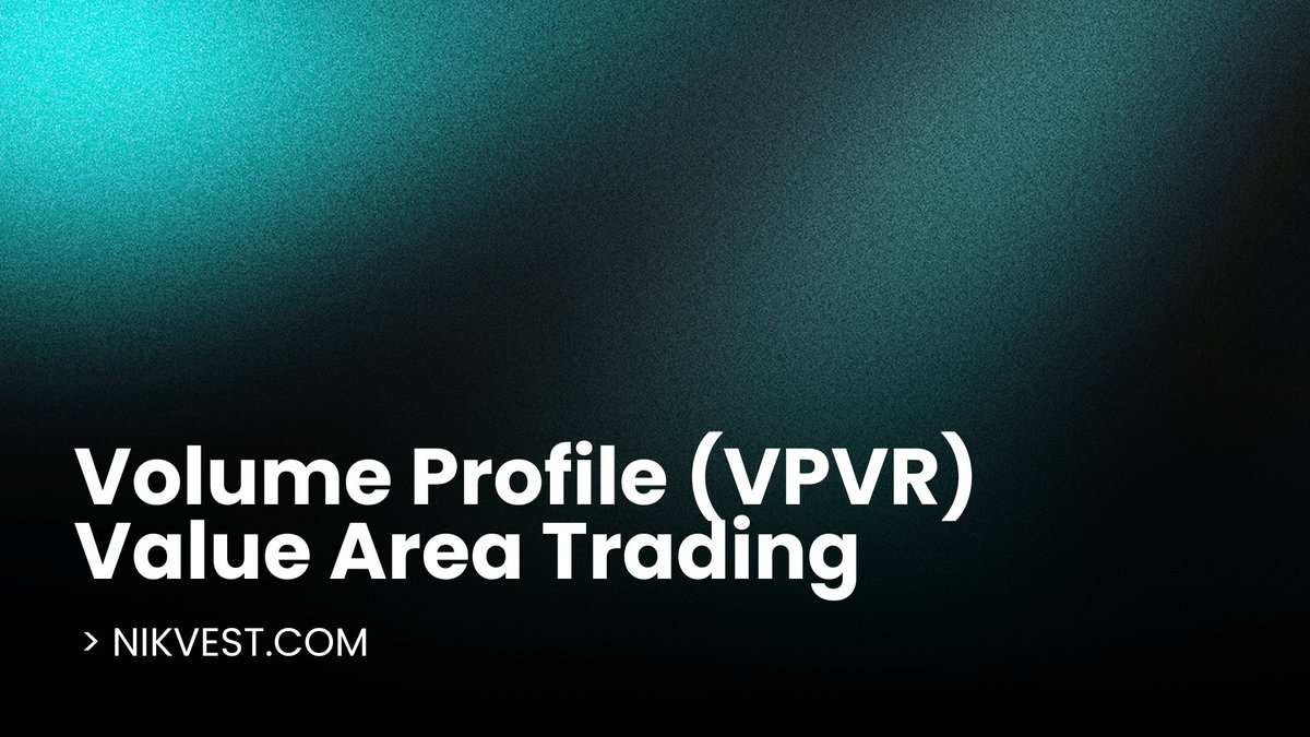 nikvestx's tweet image. Most indicators use price and time. #VolumeProfile uses price and volume, showing you exactly how much trading activity occurred at specific price levels. 

It creates a horizontal histogram on your chart. 

The most crucial level is the POC (Point of Control)—the single price