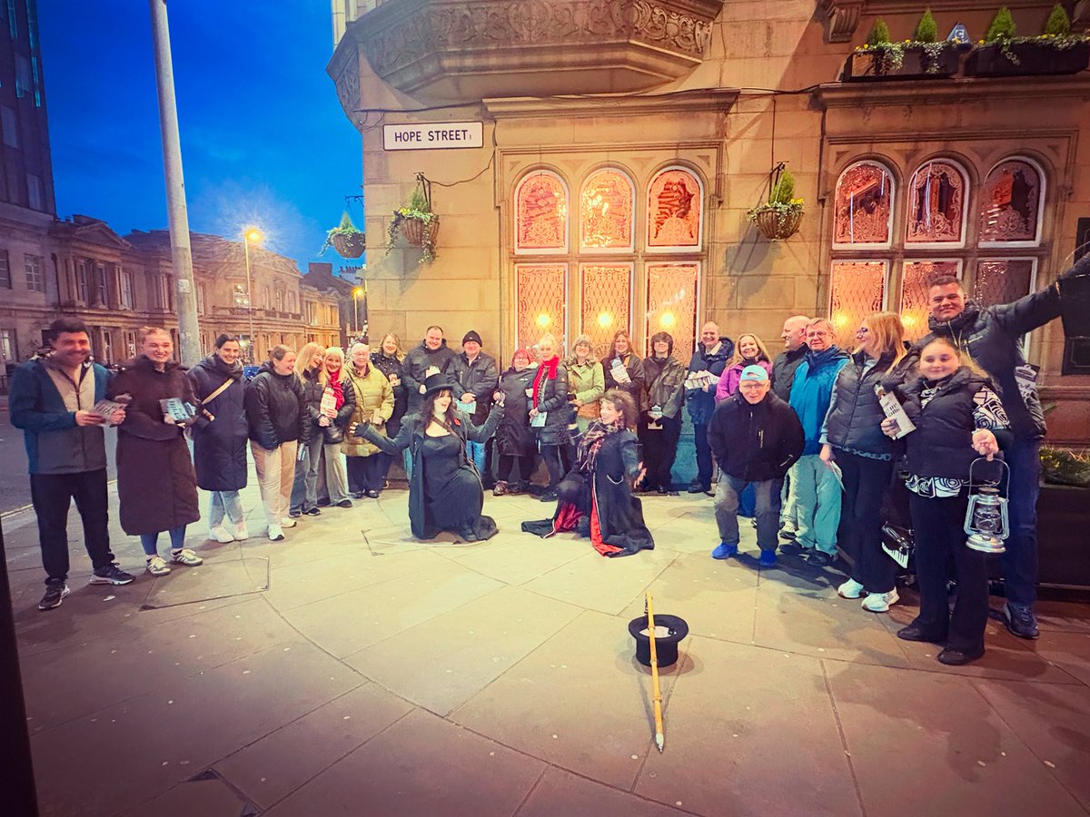 Shiverpool's tweet photo. Thirsty work on a Thursday night, a delectable drove of dears and dudes this evening 🎩 Thankyou for joining us 🦇

This Week’s Shiverpool Tours Coming Up…

💀 Sat | Hope Street Shivers @ 7PM
💀 Sun £13 Special | Hope Street Shivers 6PM

🌺 Gather Ye Rose Buds while Ye May! 
Join us for Performance, Philosophy and Play!

🎟👇🏻 BOOK NOW 👇🏻🎟

🕸 https://t.co/xUohXIY0se
☎️ 0151 709 2030
📝 info@shiverpool.co.uk  

#liverpoolghosttour #shiverpool #liverpoolghostwalk #liverpoolghosttour #shiverpoolcommunityspirit