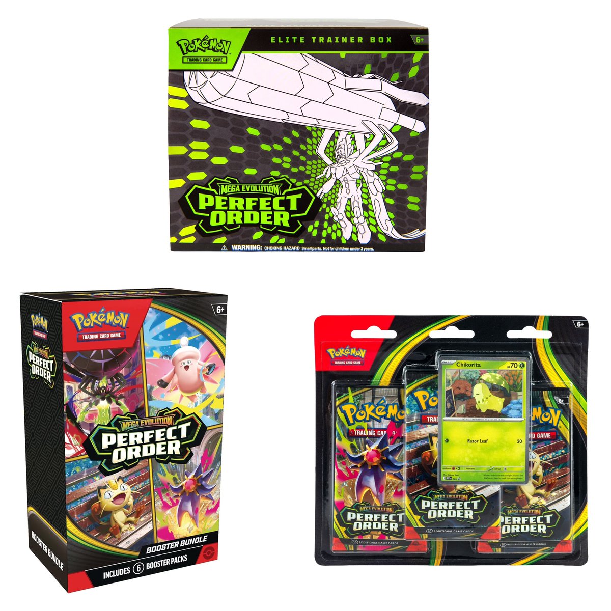 funkofinderz's tweet photo. 🛒 WALMART W̶E̶D̶N̶E̶S̶D̶A̶Y̶ THURSDAY 🛒

Pokémon Perfect Order drop is expected to kick off tonight at 9 PM ET. 

📦 ETB: https://t.co/0FHhZFT9W3
🎁 Boost Bundle: https://t.co/PIjy6DUajB
🃏 3-Pack: https://t.co/PXTSvVlSH9

#Ad #Pokemon #PerfectOrder #WalmartWednesday https://t.co/RSj8gHYZ3s