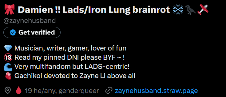 🎀 Damien !! Lads/Iron Lung brainrot ❄️🐦‍⬛🛩️ tweet media