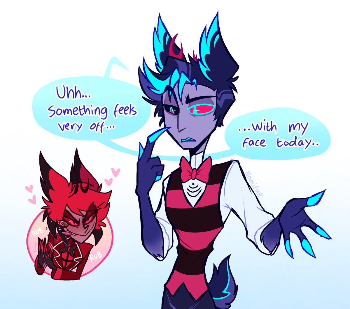 Nomi 💫 CEO of Fluffy Chest Alastor 🦌 tweet media