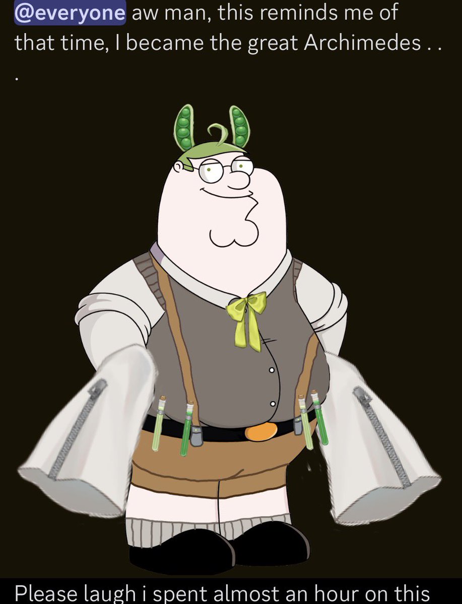 The Great Archimedes! 🫛💚 tweet media