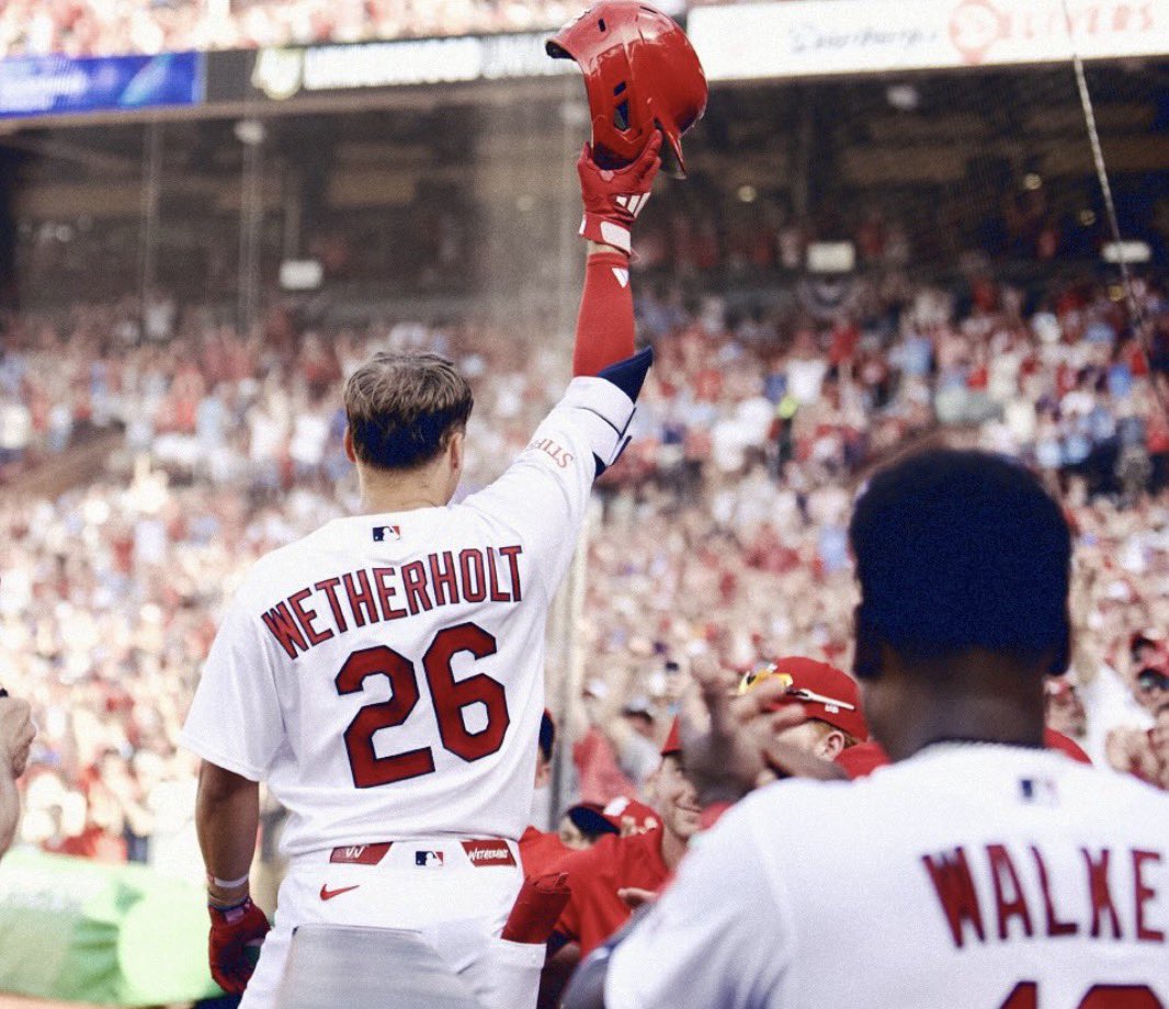 JJ Wetherholt MLB Debut:

1 HR
2 RBI
1 curtain call 🐐 
Opening Day W

Have a day kid!