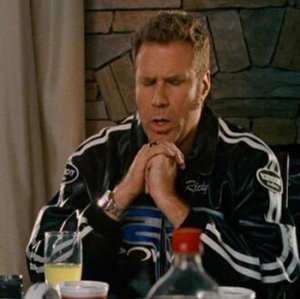 Dear 8 pound, 6 ounce newborn infant Jesus, don’t even know a word yet, just a little infant and so cuddly, but still omnipotent, we just thank you for this Sweet Sixteen and ask for your Super Baby Jesus powers to beat Nebraska. Amen.