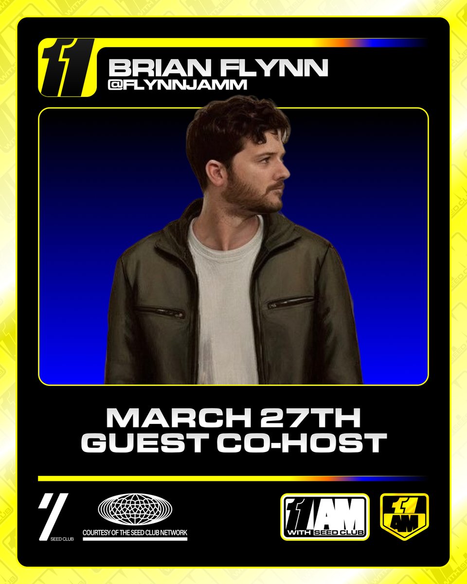 11AM w/ Seed Club tweet media