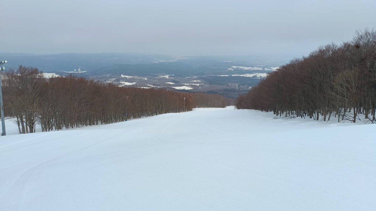 ◤￣￣￣￣￣
3月27日 （金）
＿＿＿＿＿◢
⌚8:00現在 
積雪:410㌢
気温:4度
運行予定👇️
【クワッド1】8:30〜16:00
【ゴンドラ】クローズ今季終了
【クワッド2】クローズ今季終了
【ダイアモンド】クローズ今季終了
朝から気温高めです😊１１コース滑走可能☺️
