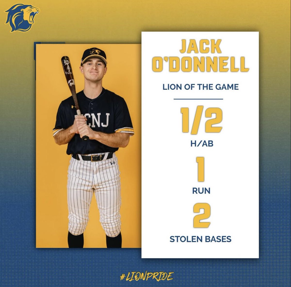 TCNJ BASEBALL tweet media