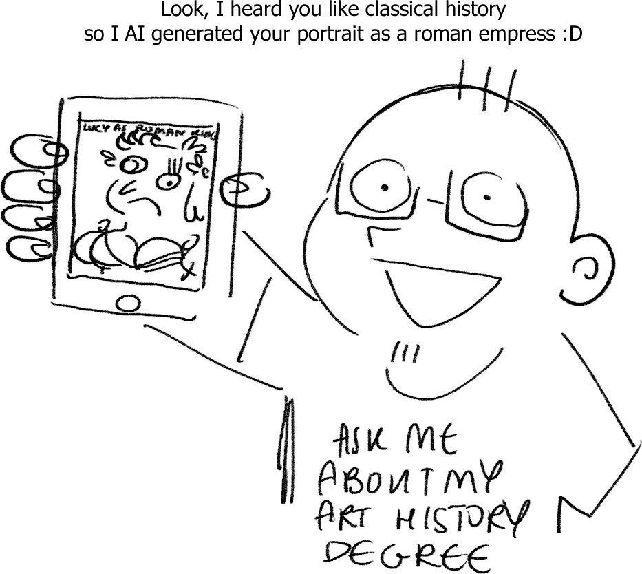 lukiakh_fr's tweet photo. why I quit my art history degree 4 months before the end of the final year (the field is cooked) https://t.co/e28owYwo2M